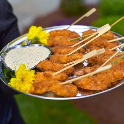Asiago Chicken Skewers