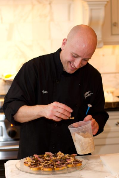 Chef Ryan Plating
