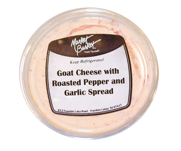 Goat Cheese with Roasted Pepper and Garlic Spread