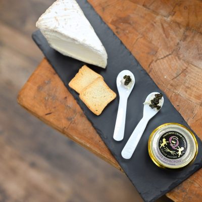 Caviar and Triple Cream Cheese